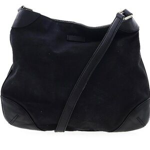 GUCCI Canvas Hobo Shoulder Bag